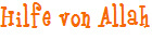 Hilfe von Allah
